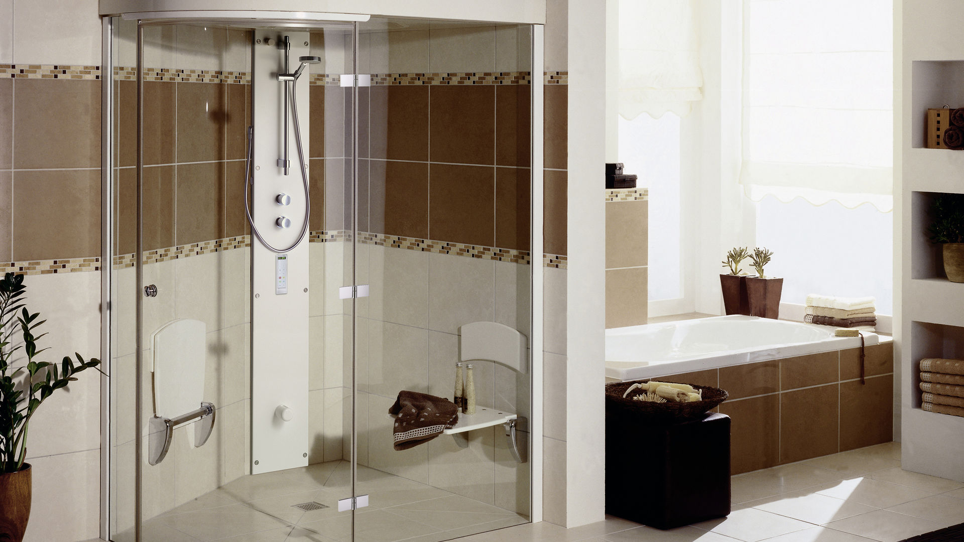 rundes Waschbecken in edler Optik